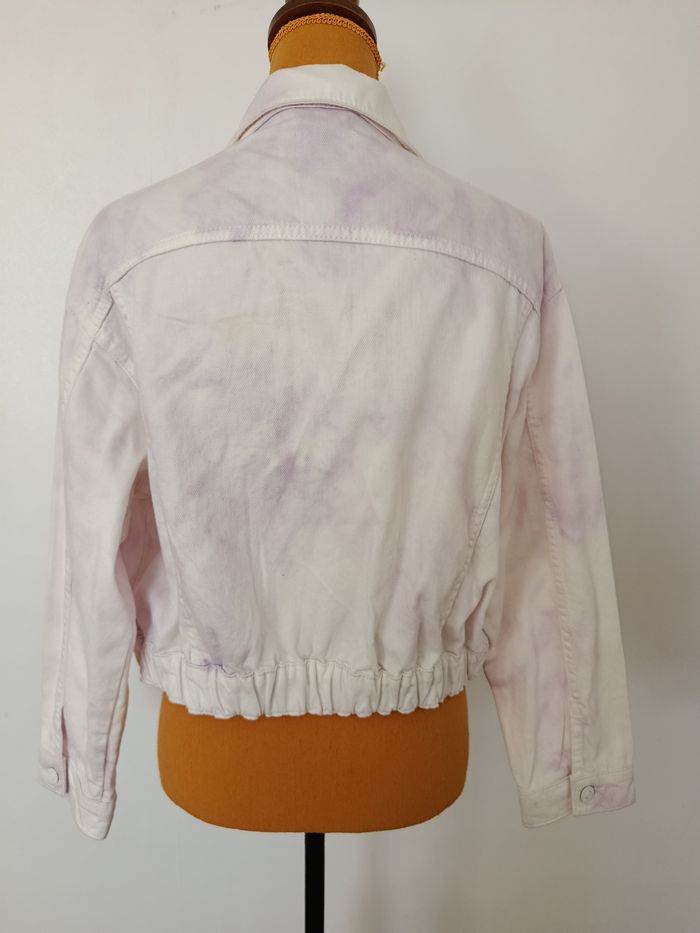 Veste jean tie & dye rose Pimkie M - photo numéro 4