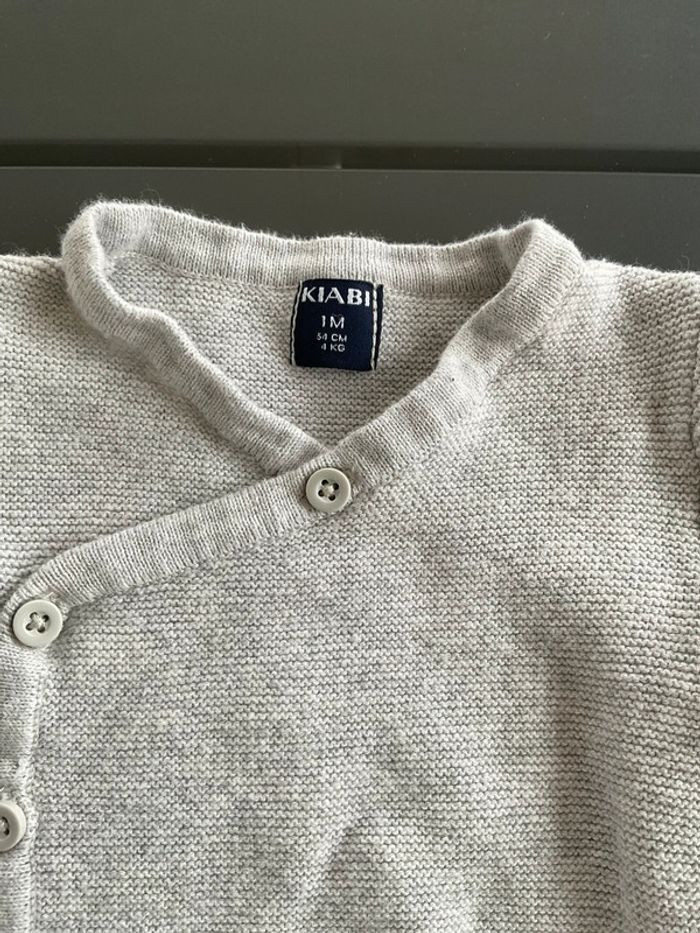 Gilet gris kiabi - photo numéro 2