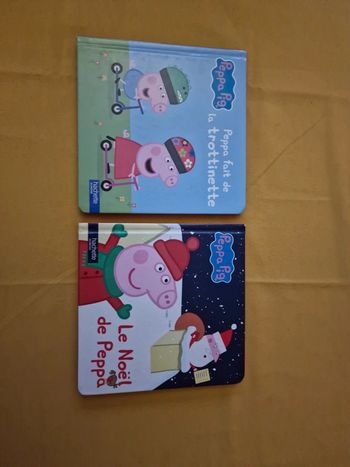 2 livres peppa pig