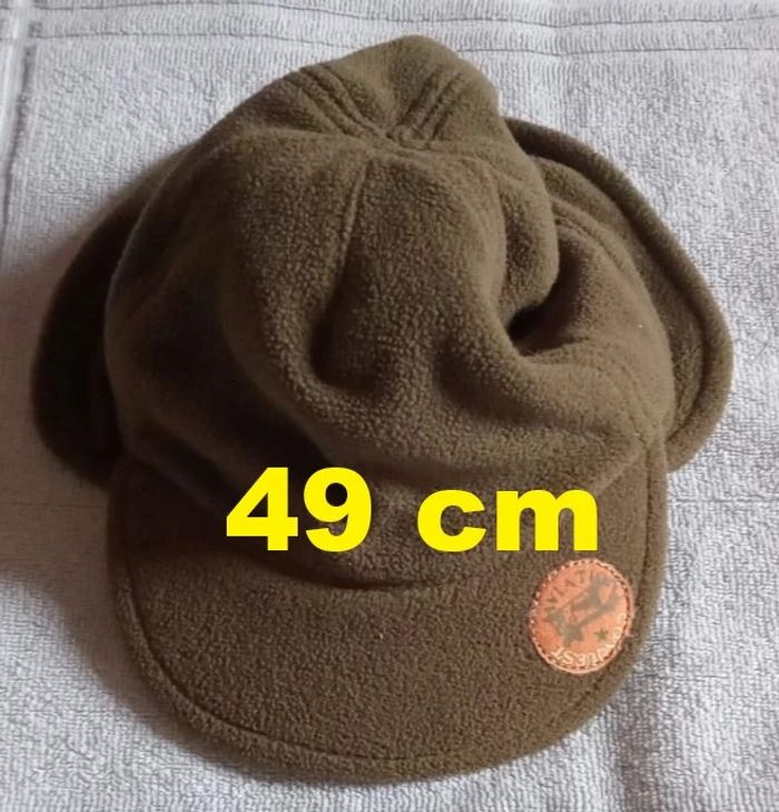 Casquette polaire kaki Kiabi Taille 49 cm