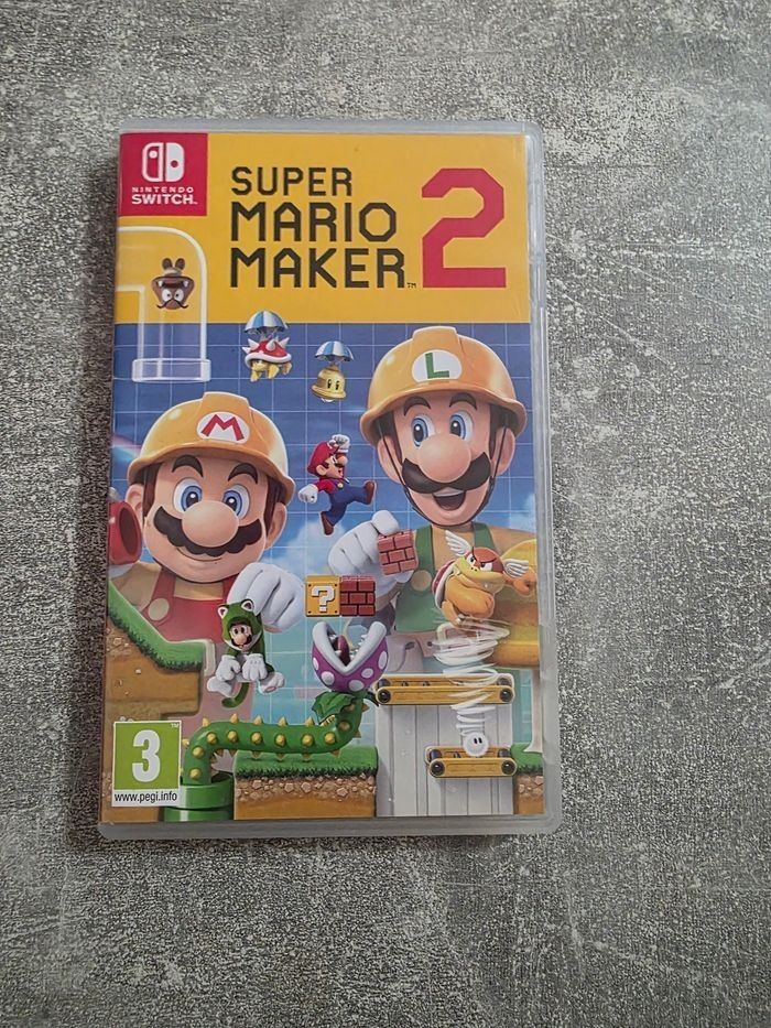 Jeu switch super Mario maker 2