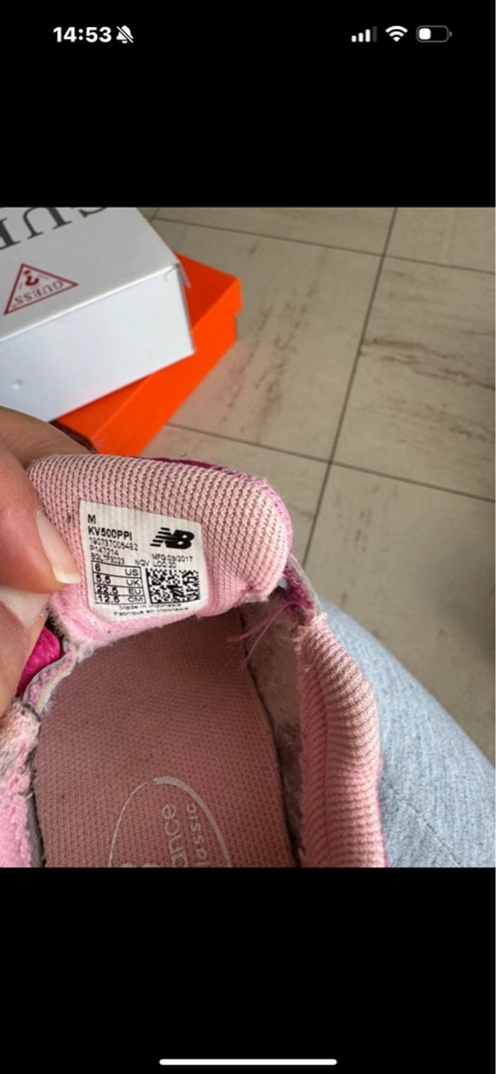 Lot de 2 paires de baskets enfant# 22 new balance