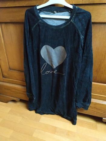 Chemise de nuit en velours