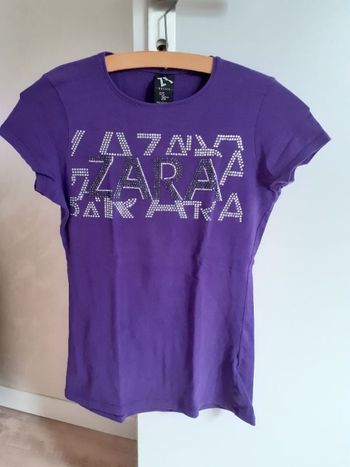 Tee-shirt Zara manches courtes