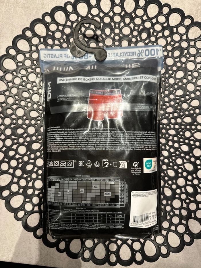 Lot de 3 boxers homme taille XL DIM - photo numéro 4