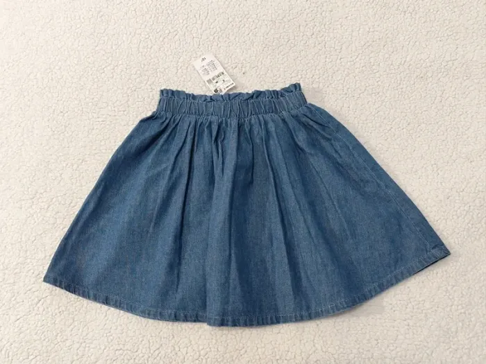 Jupe jean souple bleu kiabi 8 ans neuf