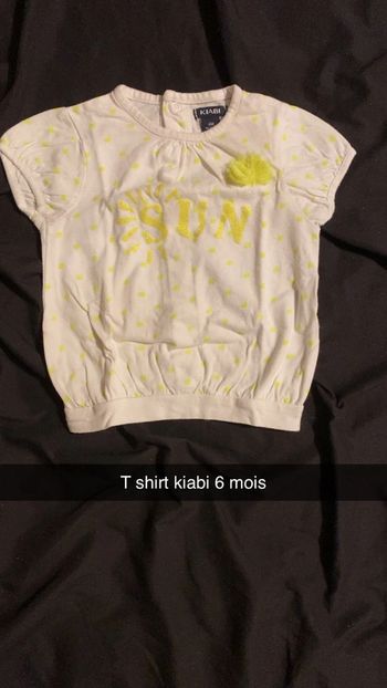 T shirt manche court kiabi 6 mois