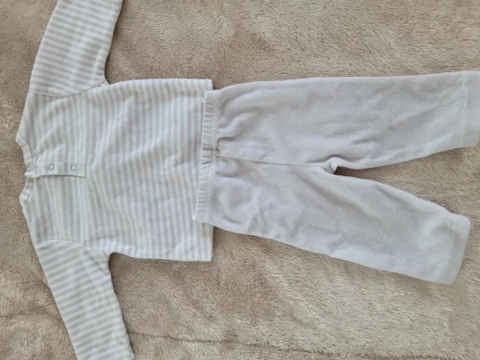 Ensemble bébé velours Picco Mini 6 mois - photo numéro 5