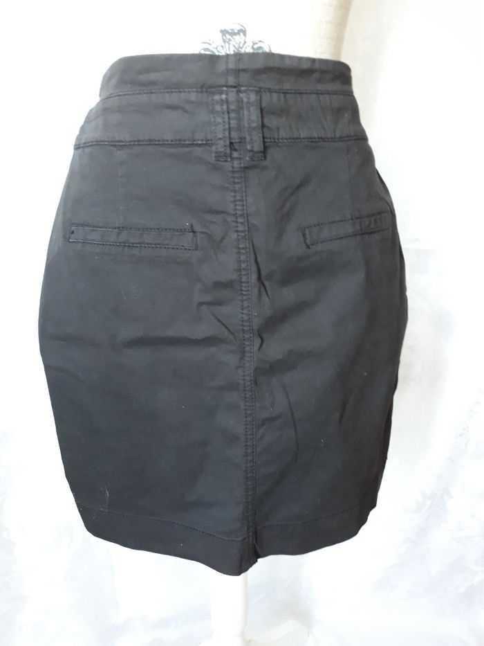 Faby27800 Jupe femme "Camaieu", noire, T 38