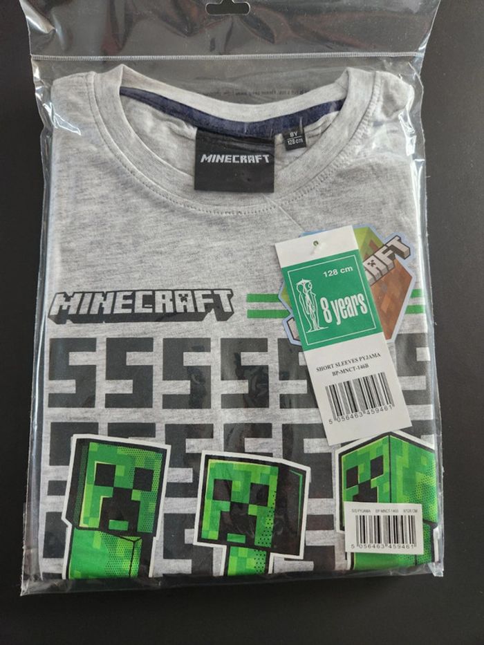 Pyjama short minecraft - photo numéro 2