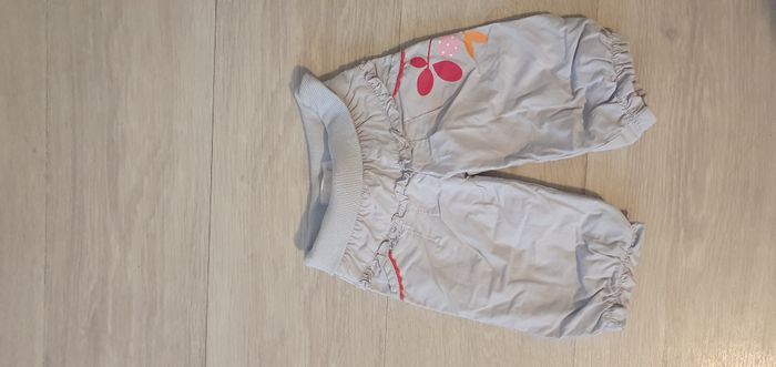 pantalon cargo, gris 1 mois fille, Gémo - photo numéro 1