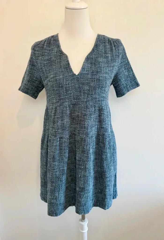 Robe Bash en coton bleue taille 0 donc XS super état