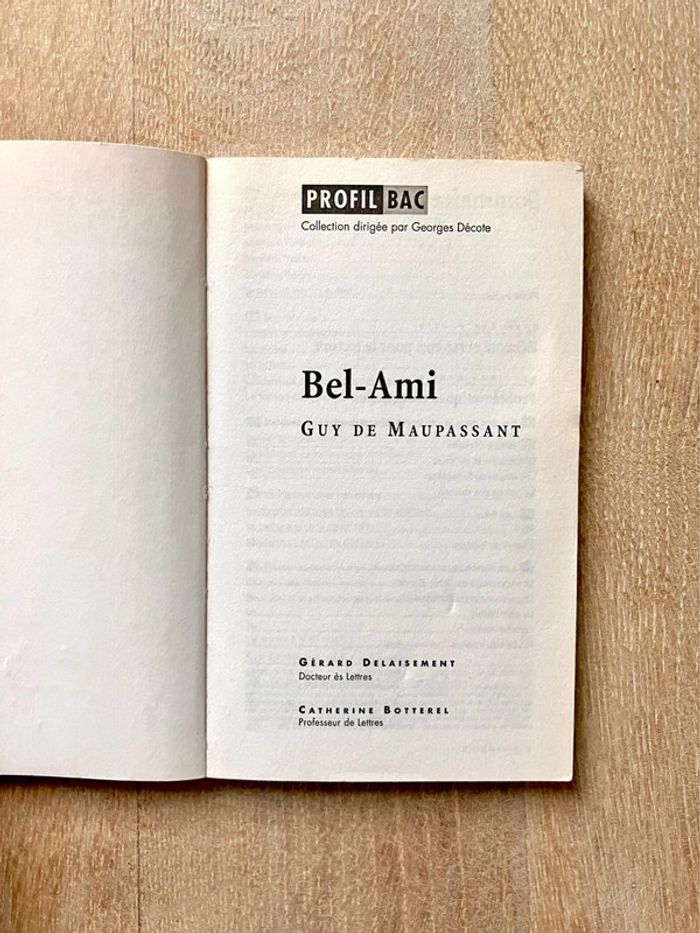 Guy de Maupassant Bel Ami - Hatier - Profil Bac - Profil d'une oeuvre - photo numéro 3