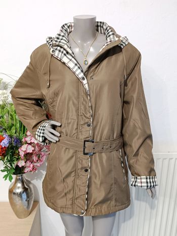 Manteau marron grande taille