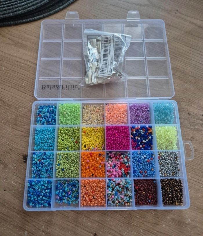 Boîte perles rocailles 2mm - photo numéro 2