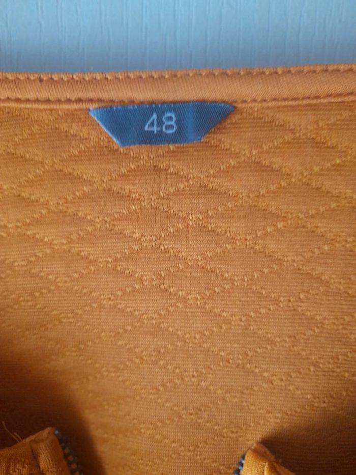 Veste style blouson moutarde 48 - photo numéro 2