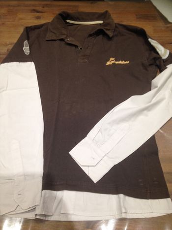 Polo manches longues m
