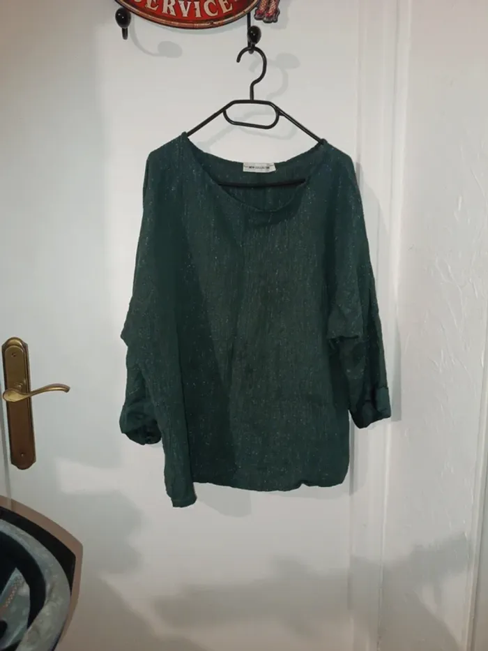 Joli blouse verte - photo numéro 9