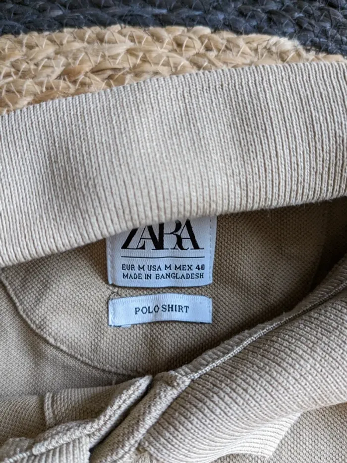 Polo zara beige - photo numéro 3