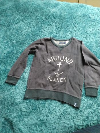 Sweat Okaidi Bleu marine 6ans