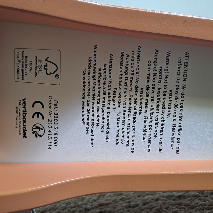 Cerf porteur à roulette Vertbaudet - photo numéro 5