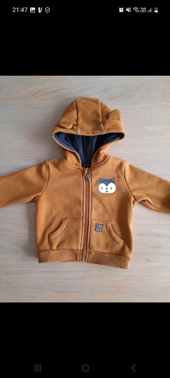 Sweat molletonné 6 mois