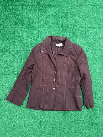 Blazer rayé marron Affinités Armand Thiery taille L