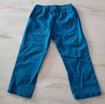 pantalon bleu canard