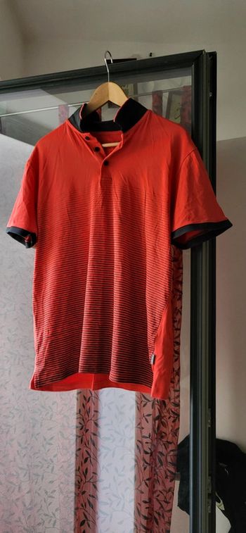 Polo rouge homme