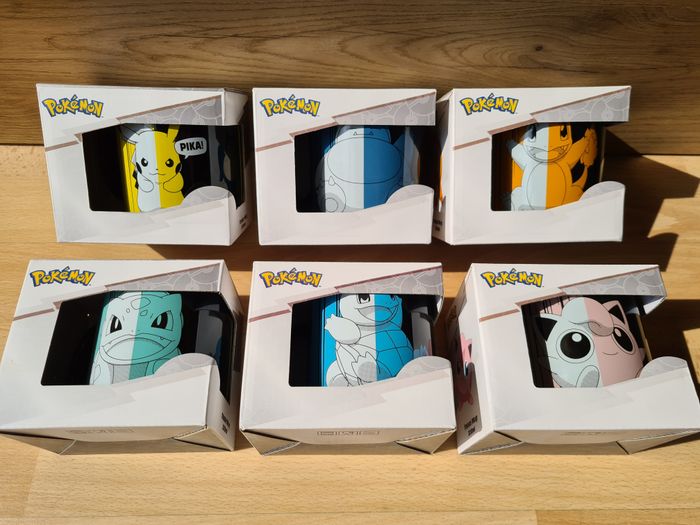 Mug Pokémon serie complete neuf