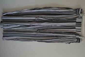 Pantalon large rayé H&M – Blanc & Noir – T.36
