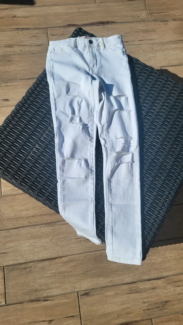 Jegging blanc jennyfer 30
