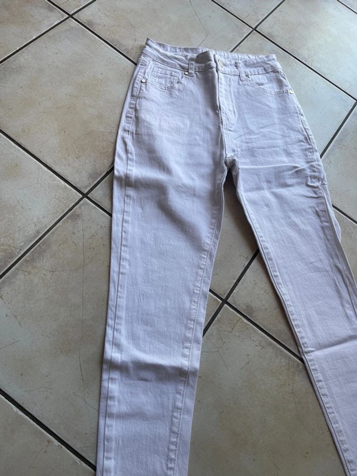 Pantalon skinny blanc - photo numéro 2