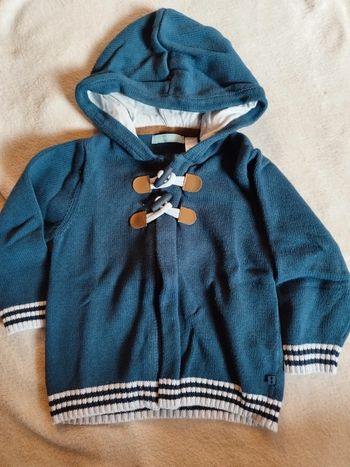 Gilet bleu obaibi 18 mois