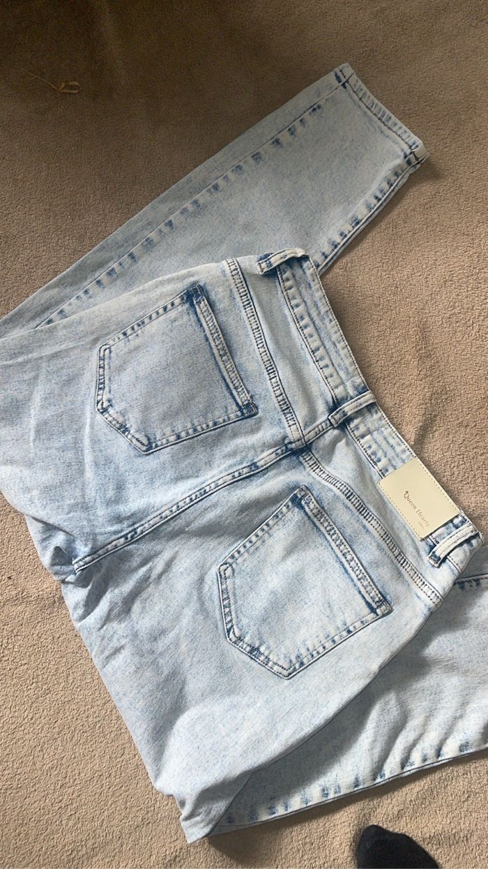 Pantalon jean large taille M - photo numéro 3