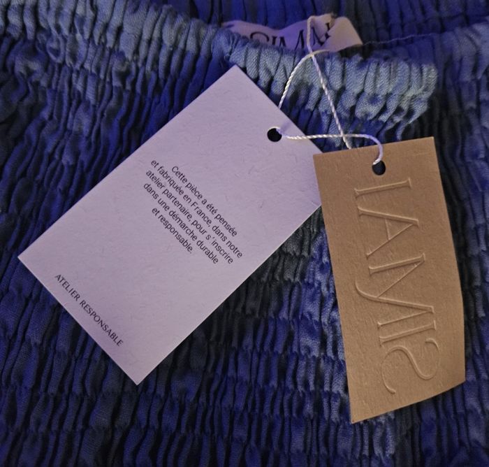 🌸Robe Alba Azur Simai En LIN Neuf 🌸 - photo numéro 5