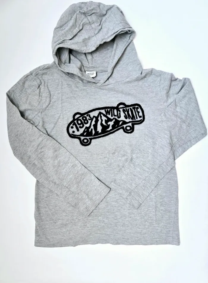 T-shirt ML à capuche