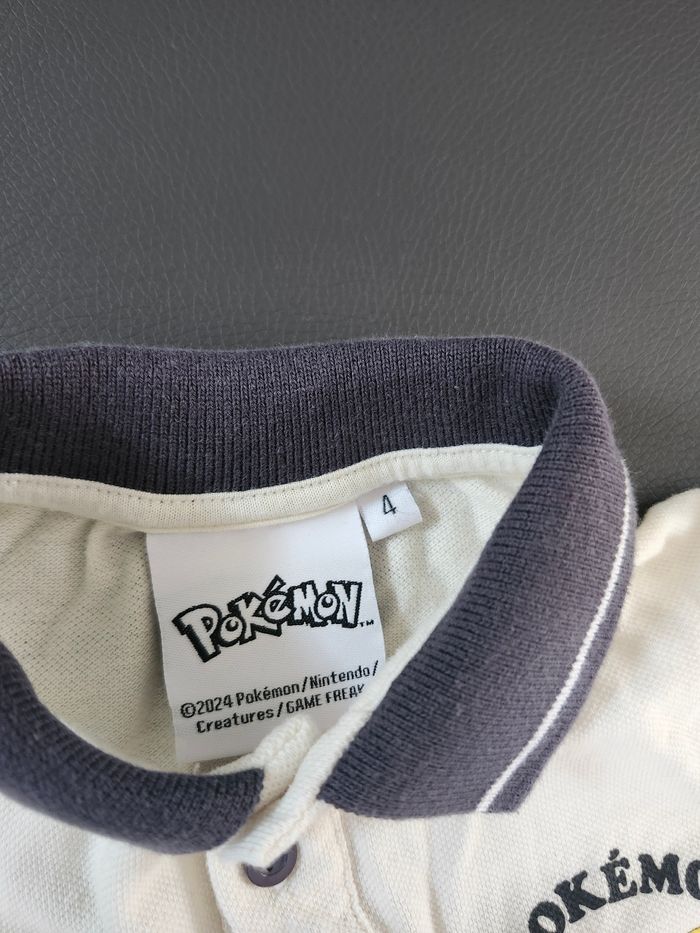 Polo t-shirt garçon pokemon pikachu 4 ans - photo numéro 3