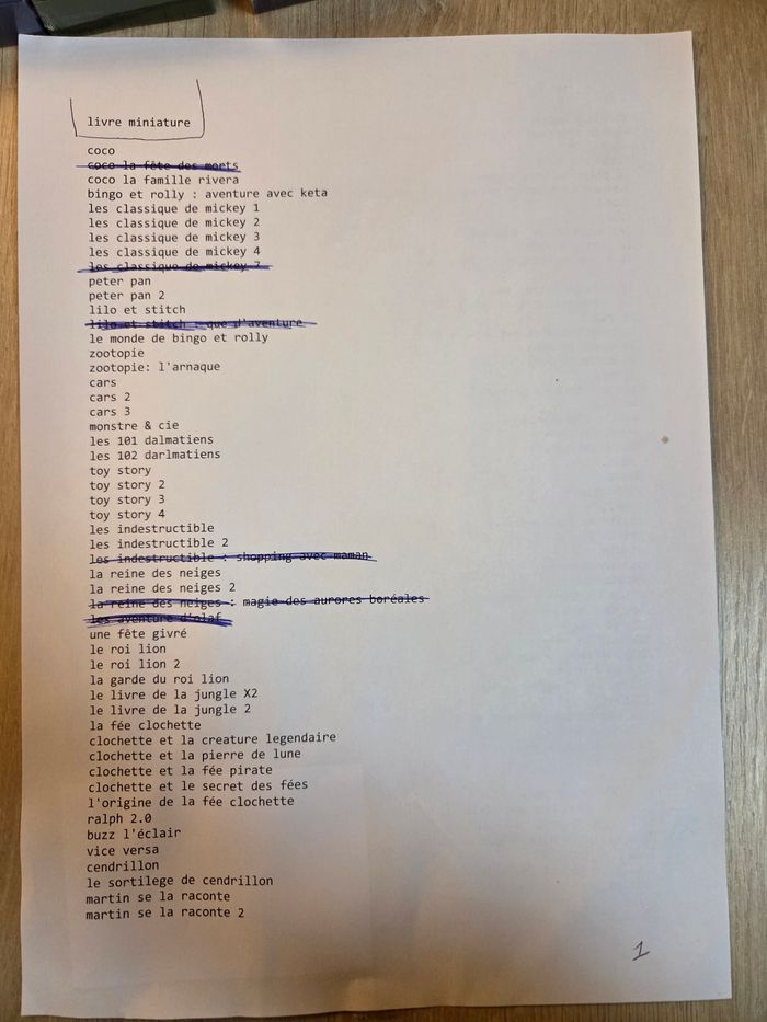 Livre miniature disney - photo numéro 2