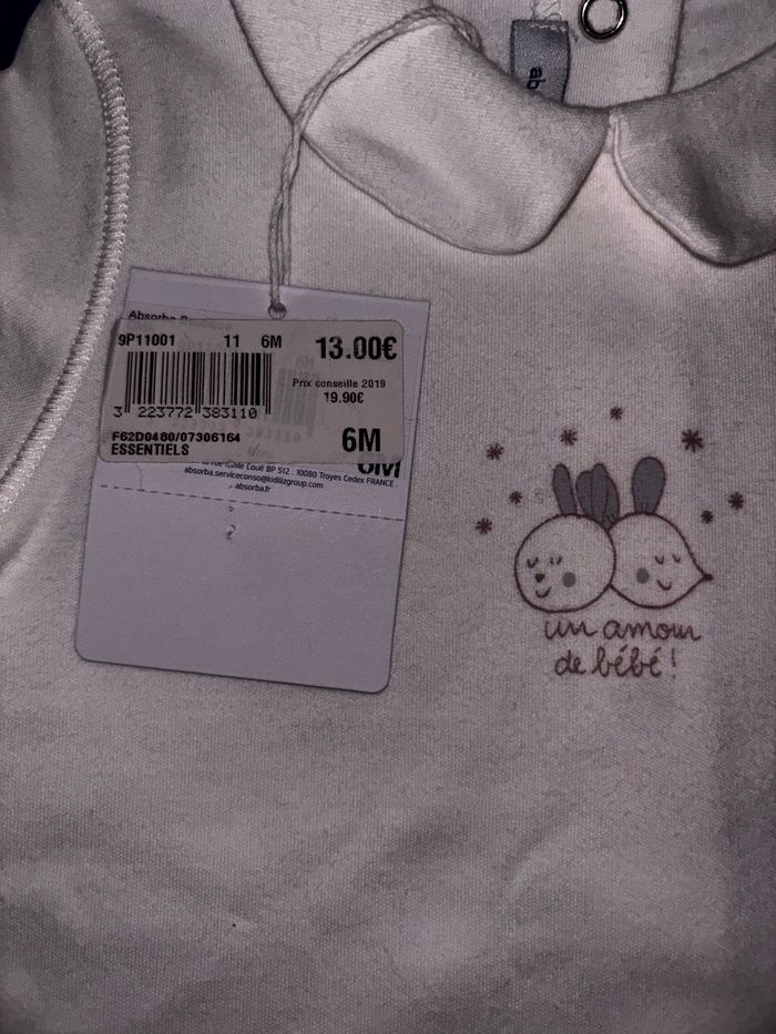 T-shirt De la Absorba Neuf Étiquetés ( -70% ) - photo numéro 2