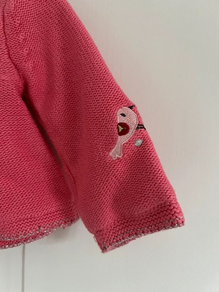 Gilet framboise orchestra 6 mois - photo numéro 6