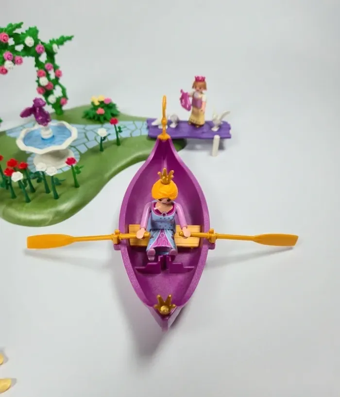 Playmobil Îlot Princesses et gondole - photo numéro 7