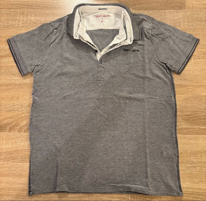 Polo gris Teddy Smith – taille M - photo numéro 3
