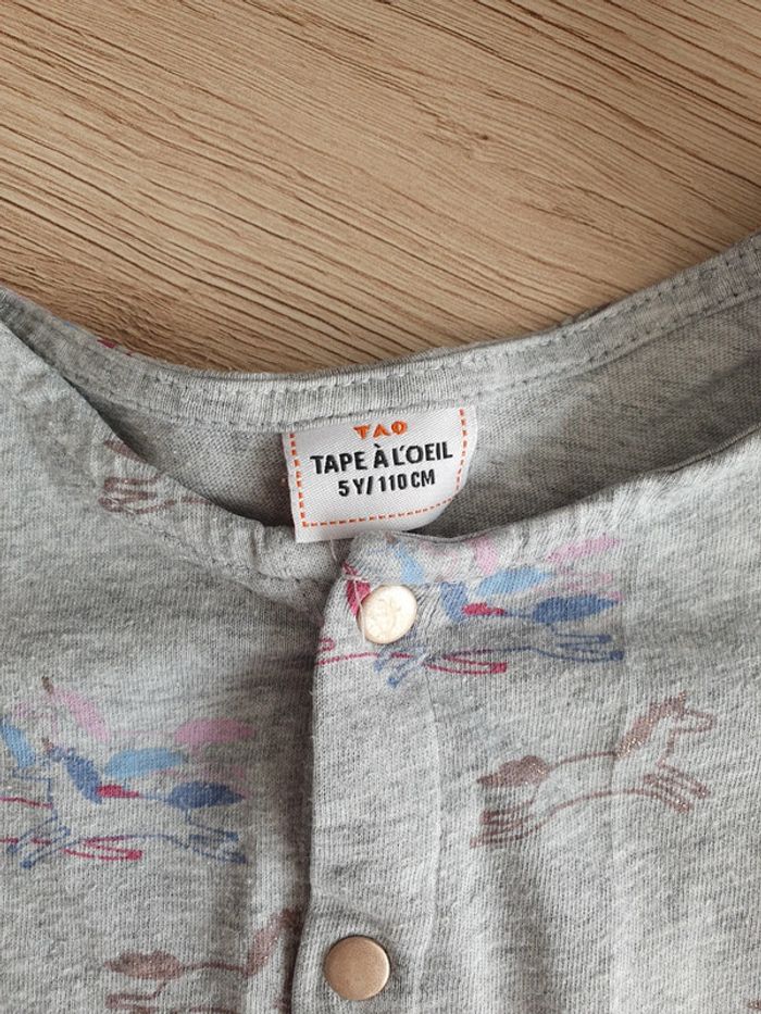 Combinaison coton tape à l'oeil 5ans - photo numéro 2