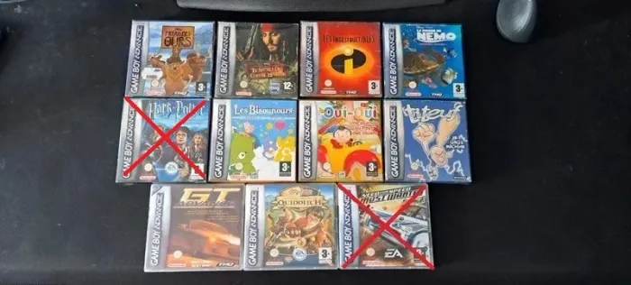 Lot de jeux Game Boy Advance