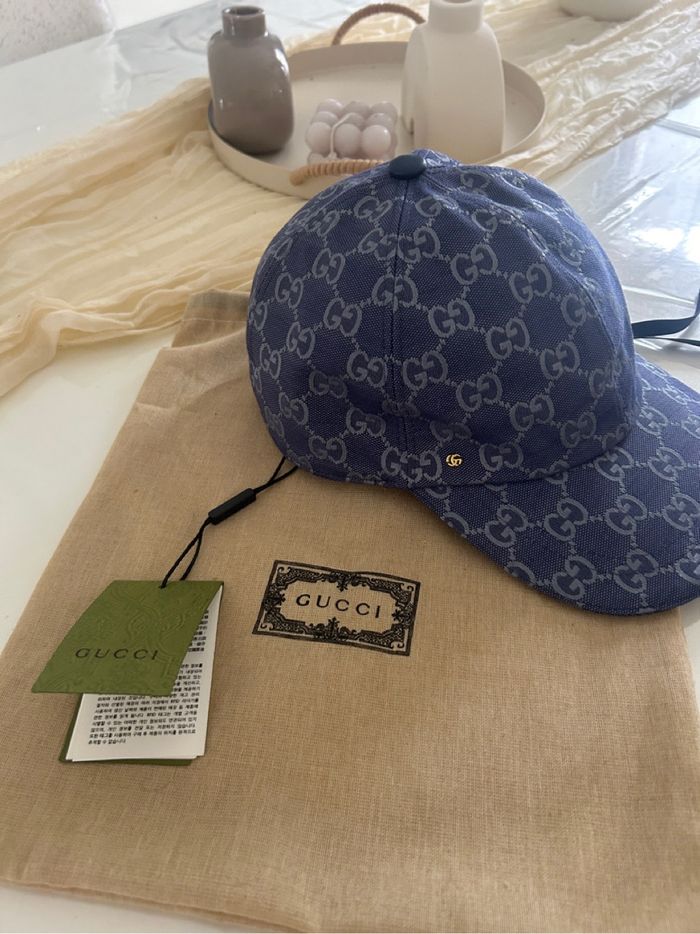 casquette gucci dubai bleu
