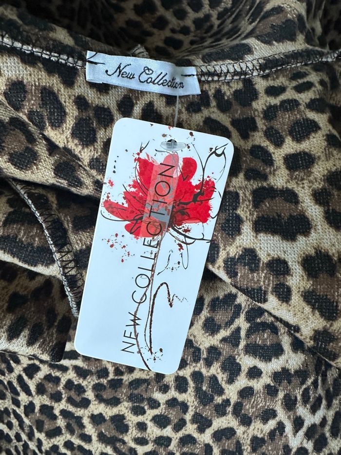 Manteau léopard avec capuche - photo numéro 4