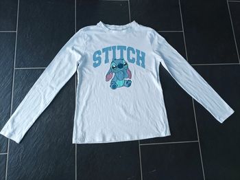 Joli tee-shirt Stitch fille taille S