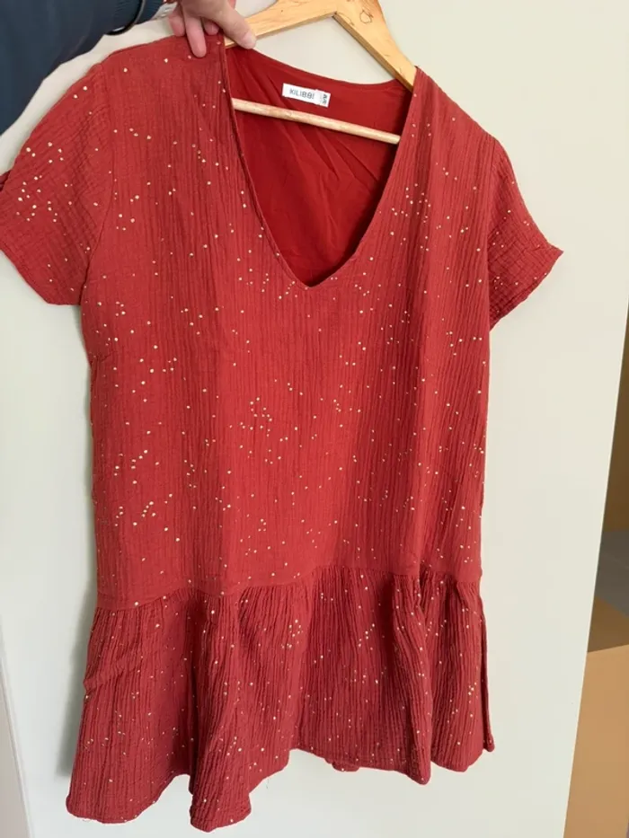 Robe gaze de coton