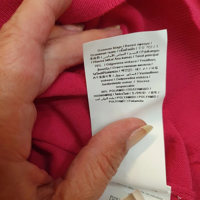 Magnifique haut femme Couleur framboise col en V taille XL Morgan - photo numéro 9